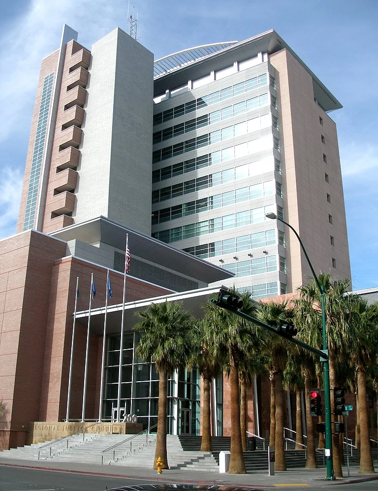 File photo of the Las Vegas Regional Justice Center courthouse, photographed in 2006.