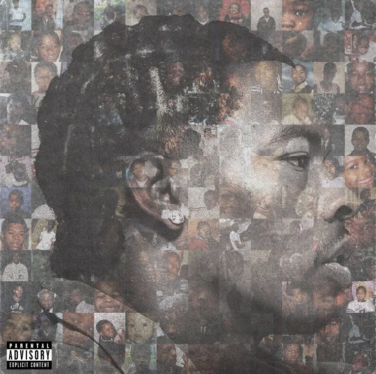 FRESH artwork uses a collage of Lil Baby childhood and current portraits, with a Parental Advisory label.