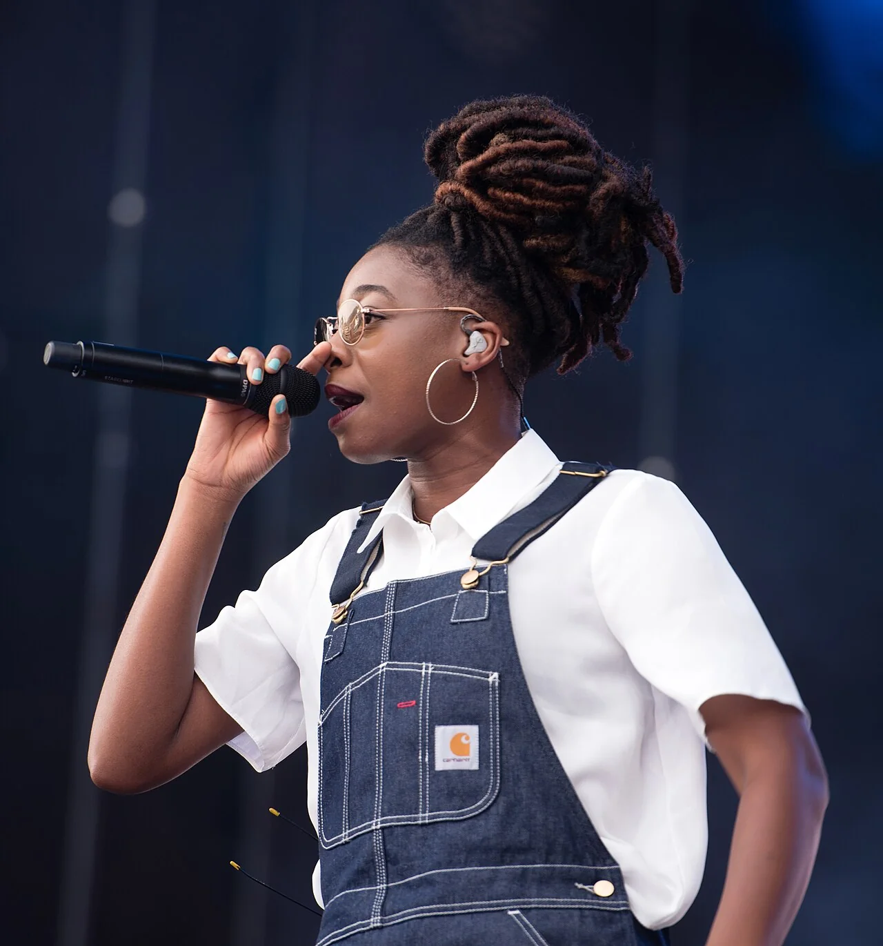 File photo: Little Simz performing at Openair Frauenfeld in July 2019.